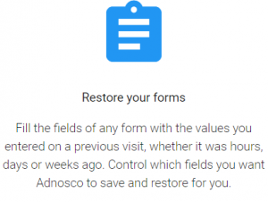  Restore your forms