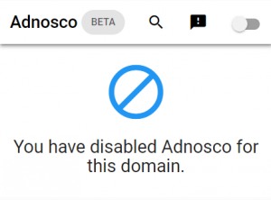  View when Adnosco disabled 